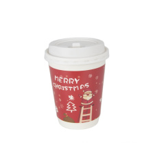 Custom Printed Eco Friendly High Quality Single Double paper cups with lids wholesale